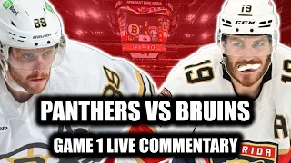 Boston Bruins vs Florida Panthers Game 1 LIVE COMMENTARY