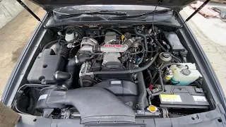 Работа двигателя 2LTE, Toyota Crown LS141