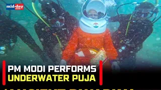 PM Narendra Modi in Dwarka: PM Modi scuba dives underwater to pray at 'Submerged Ancient Dwarka’
