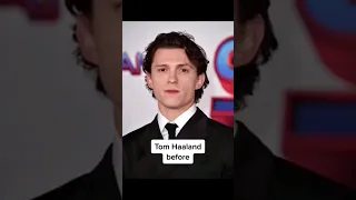Tom Holland Before and After Drugs 😔 #spiderman #tom #notameme:)