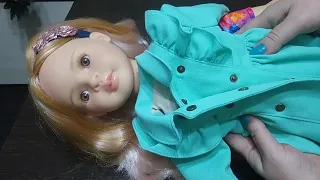 Распаковка новой одежды для куклы Паола Рейна Марта 60 см Paola Reina doll Плащ 22.03.2023