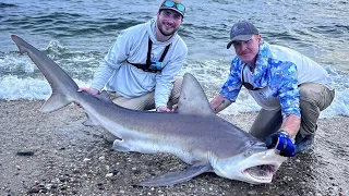 Massachusetts Shark Fishing From Shore - Part 2 (4K)