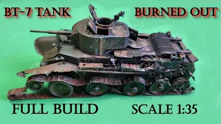 BT-7 Tank für das Diorama RAPUTIZKA