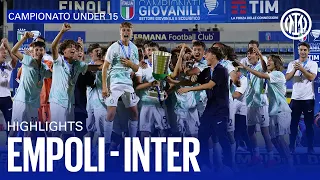 EMPOLI 3-3 INTER | U15 HIGHLIGHTS | FINALE SCUDETTO 22/23 ⚽⚫🔵