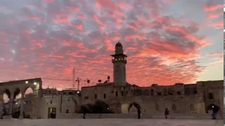 Amazing: Maghrib Adhan at Masjid Al Aqsa - 1st February 2019