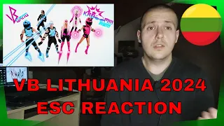 VB gang - KABOOM!!! | Lithuania Eurovision 2024 reaction