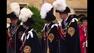 Spectacular footage of The British Royal Family - Order of the Garter 2023 ! #theroyalfamily