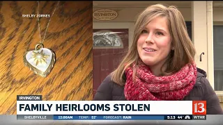 Family heirlooms stolen