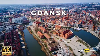 Gdańsk, Poland 🇵🇱 in 4K Video by Drone ULTRA HD - Flying over Gdansk, Poland