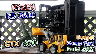 Budget Scrap Ryzen Build 2023. AMD Ryzen R5 2600 & GTX 970 Gaming in 2023.