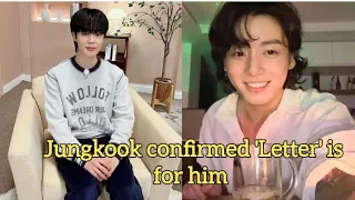 Jikook real, Jungkook confirmed Letter is for him / jikook moments