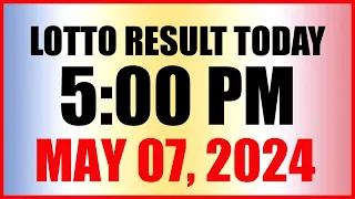 Lotto Result Today 5pm May 7, 2024 Swertres Ez2 Pcso