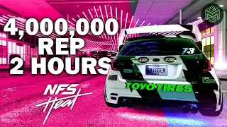 LIVE STREAM - NFS Heat How I Get Rep FAST - 4 MILLION REP IN 2 HOURS ATTEMPT