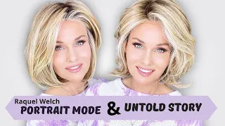 Raquel Welch PORTRAIT MODE & UNTOLD STORY! | COMPARE these STUNNING BOB WIGS! | SIDE-BY-SIDE VIEWS!