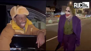 Diddy Scares Tyler The Creator Dressed Like The Joker On Halloween