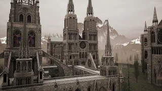 MEDIEVAL GOTHIC CATHEDRAL with DUNGEON | Unreal Engine ready | UE4 | Playable | Modular 3D Asset 4K