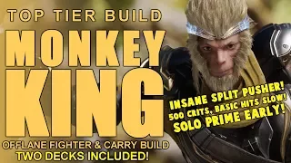 Paragon: Top Tier WUKONG Build/Guide | Offlane Fighter & Carry Build! (2 Decks)