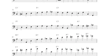 Christian McBride C Blues Transcription (Relaxing at Camarillo)