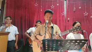 yeshu sanga KO hidai cover by bishu Magar guitarist @abishekgtamang Christian music 💕😘