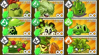 Tournament 32 Best GREEN Plants - Who Will Win? - PvZ 2 Plant vs Plant