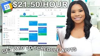 Get Paid $21.50/Hour to Work-From-Home as an Appointment Scheduler - Beginner-Friendly - Apply Today