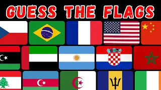 Guess the 100 Countries Flags in 5 second - Flags QUIZ