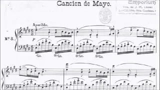 RCM Piano 2022 Grade 9 List C No.11 Granados Cancion de Mayo Op.1 No.3 Sheet Music