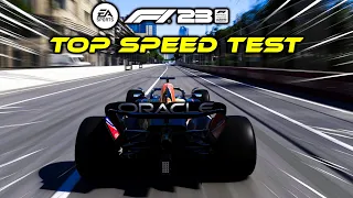 F1 23 | TOP SPEED TEST IN ALL OFFICIAL CARS!