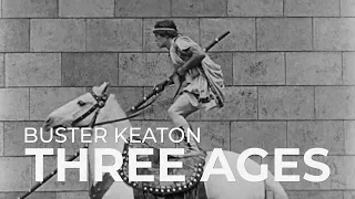 Buster Keaton's THREE AGES Clip from the Ancient Rome era