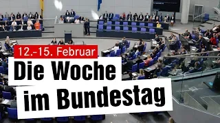 Das war die Woche im Bundestag | 12. bis 15. Februar 2019