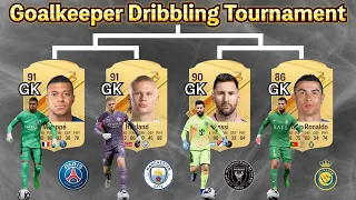 Goalkeeper attacks by dribbling! Who will win the tournament: Mbappe, Haaland, Messi or Ronaldo?