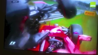 Raikkonen & Alonso Crash, Austria 2015