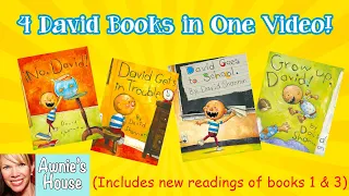 📚 Kids Book Read Aloud: 4 DAVID SHANNON BOOKS (including new readings for 2 of the 4 books)