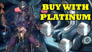 Warframe What To Buy With Platinum 2022