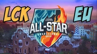 LCK vs EU All Star 2016 Barcelona   Highlights all kills, funny moments, etc