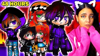 The Afton Family Stuck In A Room For 48 Hours! 😈💜 FNAF Gacha Club Mini Movie Reaction