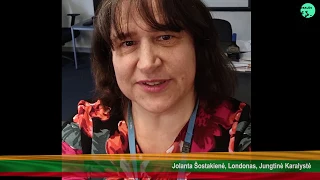 Su Kovo 11-ąja iš Londono sveikina pasaulio anykštėnė Jolanta Šostakienė