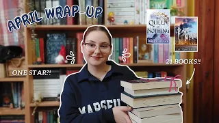 it's time for the APRIL WRAP-UP! i read 21 books and...it was interesting