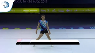 Antonio PAPAZOV (BUL) - 2019 Aerobics European bronze medallist, individual men
