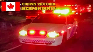 Montréal | STM Transit Enforcement Crown Victoria Police Interceptor Responding Code 3