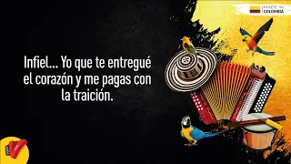 Infiel, Daniel Calderón & Los Gigantes Del Vallenato, Video Letra - Sentir Vallenato