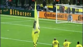 Dortmund Players celebrate after Cup Final