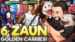 6 Zaun - The Golden Arcane Comp!! | TFT Horizonbound | Teamfight Tactics