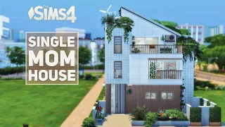 Single Mom's House 👩+👦👦👧👧🐱(No CC) the Sims 4 Stop Motion