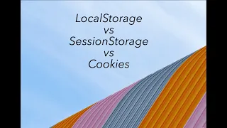 JavaScript - Что такое localStorage, sessionStorage, Cookies