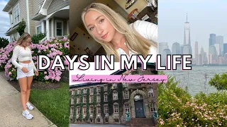 DAYS IN MY LIFE IN NEW JERSEY: work, walking around Princeton, Belmar, Jersey City, skincare & more!