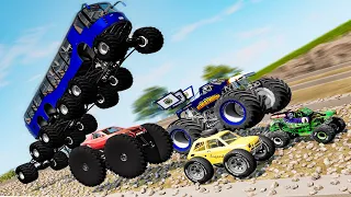 Monster Trucks Mud Battle #16 - Beamng drive