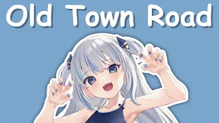 【Hololive Song / Gawr Gura Sing 唱歌】 Lil Nas X - Old Town Road (with Lyrics)