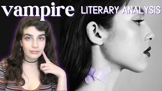 "vampire" lyric analysis | amateur writer reacts to olivia rodrigo