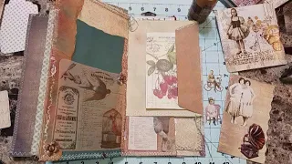 #making a #journal from #junkmail🧵💌📜part#3 (makingPocket's)